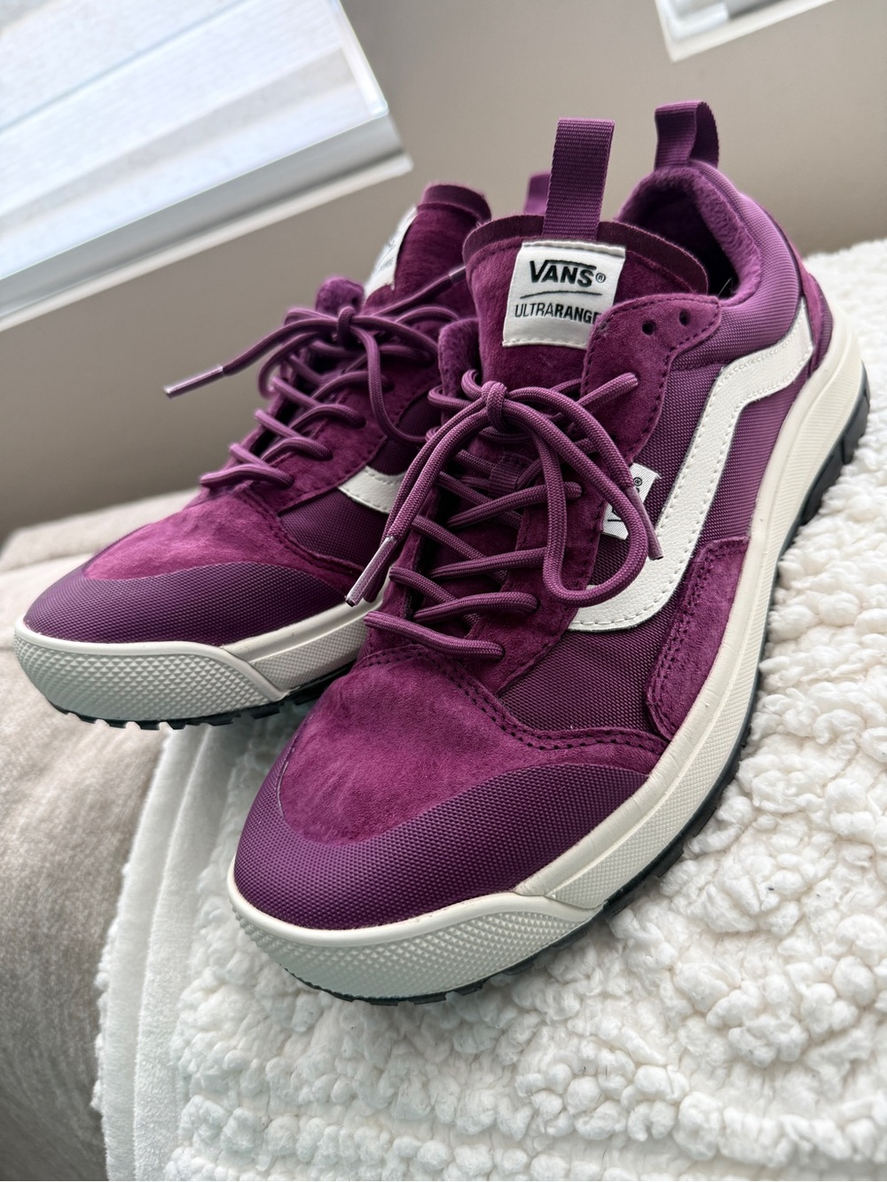 Vans Ultrarange Cold Weather Ultra Cushion Shoes Purple Men's 9.5